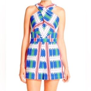 adelyn rae ⋆ embroidered aztec romper